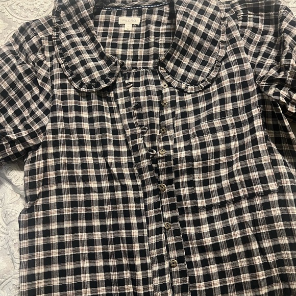 Pilcro by Anthropologie Keira Plaid Button-Up Top - Picture 6 of 12